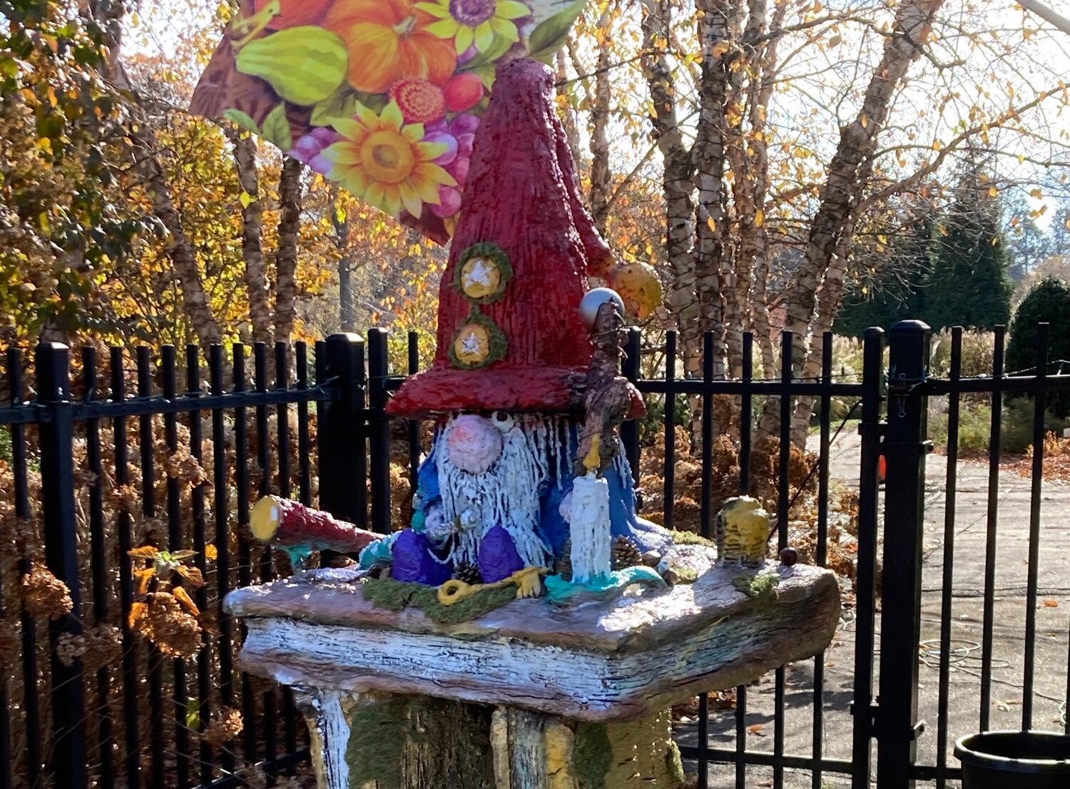 Pay a visit to Gnomeberto The Wise during the last weekend of Roger Williams Park Botanical Center's Gnomevember